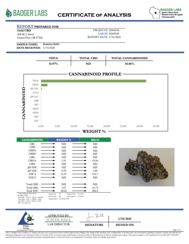 Blueberry Muffin - SMALLS