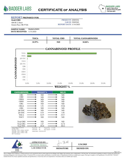 Blueberry Muffin - SMALLS