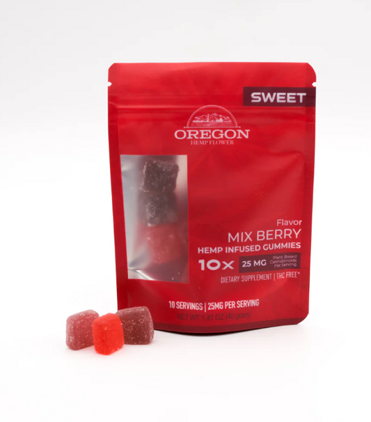 Sweet Mix Berry Hemp Gummies (250mg)